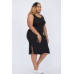 Plus Size Ribbed Side Slit Tank Midi Dress