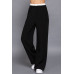Contrast Waist Boxer Straight Long Pants