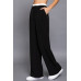 Contrast Waist Boxer Straight Long Pants