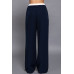 Contrast Waist Boxer Straight Long Pants