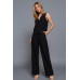 V-neckline Pin Stripe Woven Vest