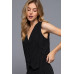 V-neckline Pin Stripe Woven Vest