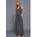 V-neckline Pin Stripe Woven Vest
