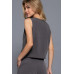V-neckline Pin Stripe Woven Vest