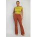 One-shoulder Twisted Detail Silky Top