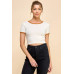 Contrast Reverse Stitch Ringer Top