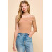 Off Shoulder Ribbed Top