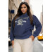 Plus Size Graphic Kangaroo Pocket Drawstring Hoodie