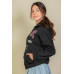 Graphic Kangaroo Pocket Drawstring Hoodie