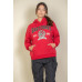Graphic Kangaroo Pocket Drawstring Hoodie