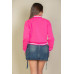 Ezwear Letter Patched Crop Varsity Jacket