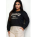 Plus Size Graphic Drop Shoulder Sweatshirt