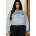 Plus Size Graphic Drop Shoulder Sweatshirt