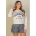 Graphic Drop Shoulder Sweatshirt
