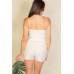 Bustier Cami Top & Slant Pocket Wide Shorts
