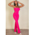 Strapless Corset Top & Flare Pants Set