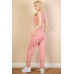 French Terry Elastic Waist Tank Top & Joggers Set