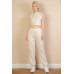 French Terry Elastic Waist Tank Top & Joggers Set