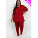 Plus Size Oversized T-shirt & Leggings Set