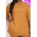 Plus Size Oversized T-shirt & Leggings Set