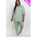 Plus Size Oversized T-shirt & Leggings Set