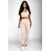 Ribbed Crop Top & Leggings Set