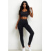 Ribbed Crop Top & Leggings Set