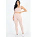 Ribbed Crop Top & Leggings Set