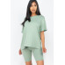 Loose Fit Top & Biker Shorts Set