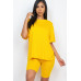 Loose Fit Top & Biker Shorts Set