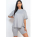 Loose Fit Top & Biker Shorts Set