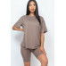Loose Fit Top & Biker Shorts Set