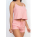 Ribbed Strappy Top & Shorts Set