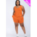 Plus Comfy Tank Top & Shorts Set