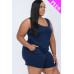 Plus Comfy Tank Top & Shorts Set