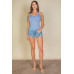 Solid Ribbed Knit Cami Top