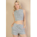 French Terry Sleeveless Hoodie