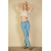 French Terry Toggle Drawstring Crop Top