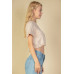 French Terry Toggle Drawstring Crop Top