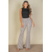 Ribbed Knit Ruched Side Sleeveless Top