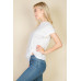 Batwing Sleeve Twist Front Tee