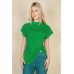 Batwing Sleeve Twist Front Tee