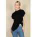 Batwing Sleeve Twist Front Tee