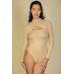 Front Cutout Long Sleeve Bodysuit - CC-WH2000578