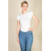 Short Sleeve Crew Neck Bodysuit - CC-WH2000581