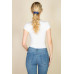 Short Sleeve Crew Neck Bodysuit - CC-WH2000581