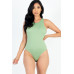 Casual Solid Tank Bodysuit
