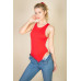 Casual Solid Tank Bodysuit