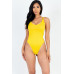 Sexy Solid Color Crisscross Back V-neck Bodysuit - CC-WH2000586