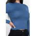 Mock Neck Solid Long Sleeve Top